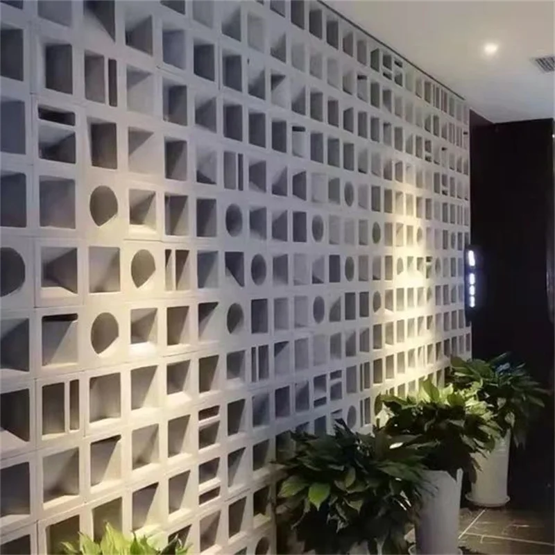 

Modern Geometric Three-Dimensional Cement Mold Simple And Generous Lines Decorate Home Room Garden Personalized Mold Hollow