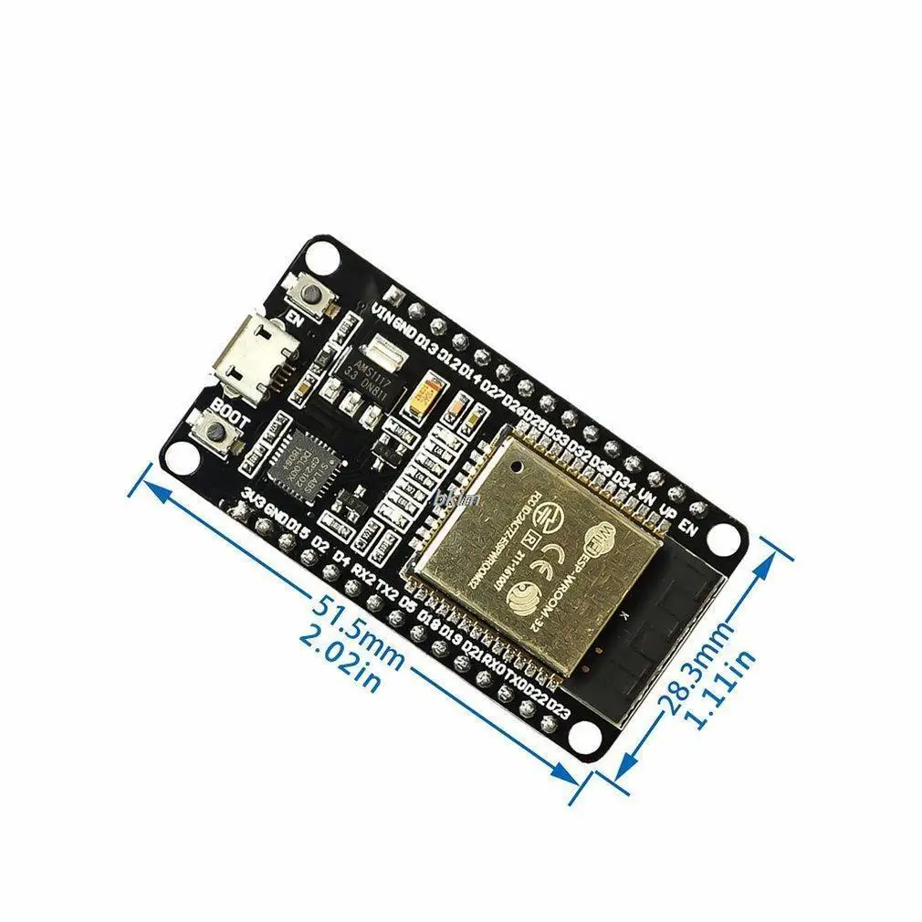 10PC ESP32 ESP-32 Development Board Wireless WiFi Bluetooth-compatible Dual Core CP2102 Wifi Module 2.4GHz RF For Arduino - купить по