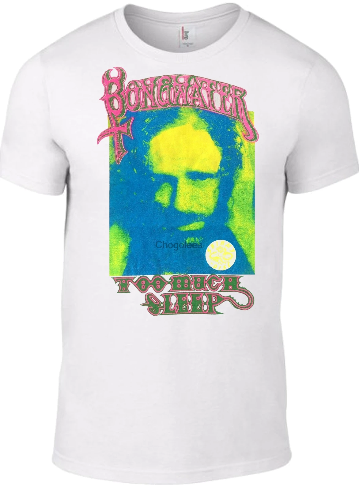 Bongwater Винтажная футболка с изображением спящего дымчатого диска Mark Kramer cd - купить