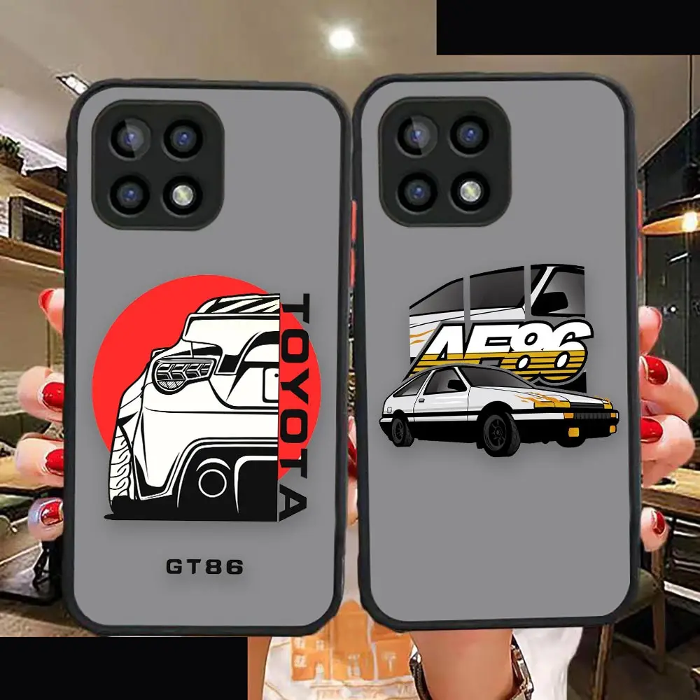 

Matte Case Funda Coque For OPPO A94 93 92 92S 91 83 74 73 72 16K 15 7 5 4G 5G 2020 2022 Case Anime Initial D AE86 Tail Light​
