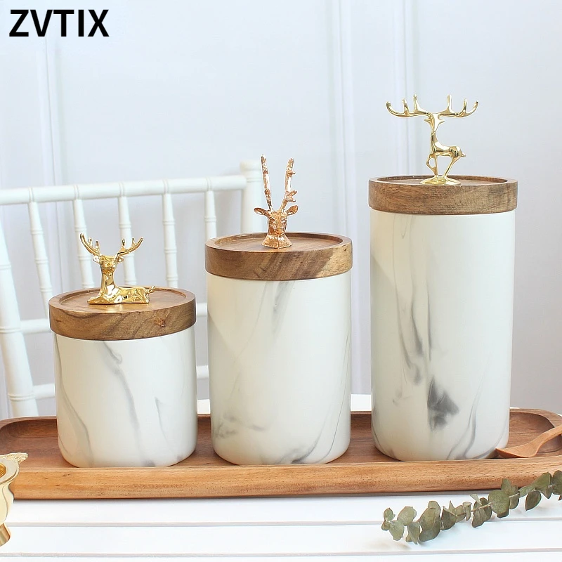 

Модная креативная керамическая банка для хранения объемом 600 мл, закрытая с крышкой, бытовые кофейные зерна, конфеты, декор для кухни, Детска...