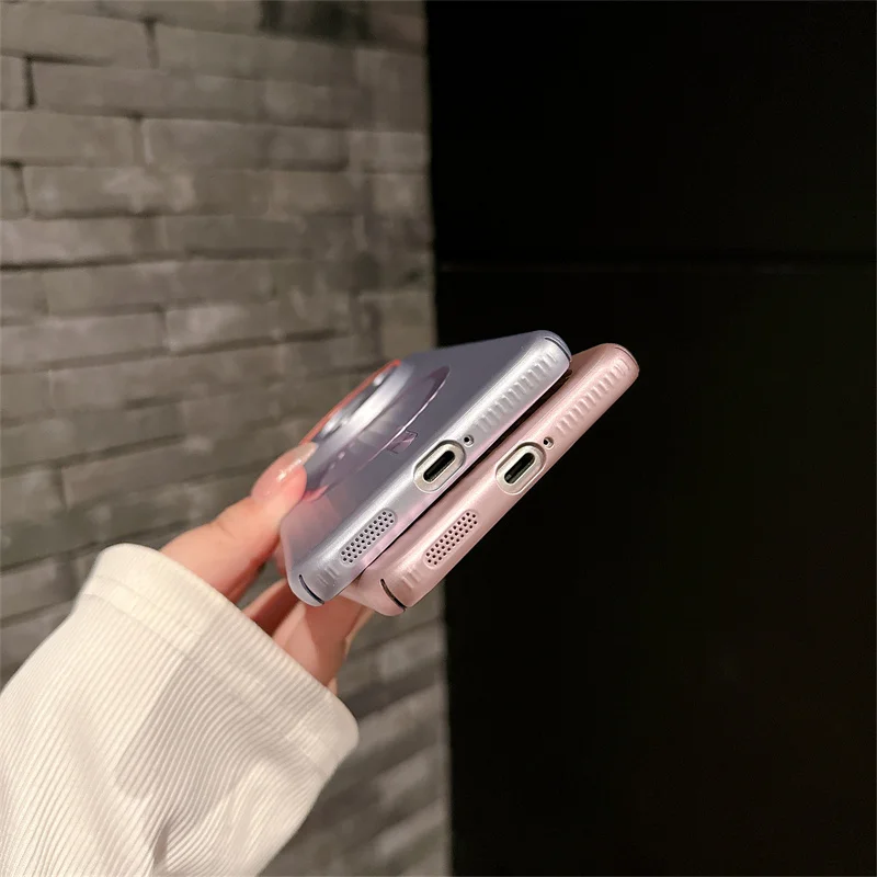 Оригинальный противоударный чехол для телефона с гофрированной металлической