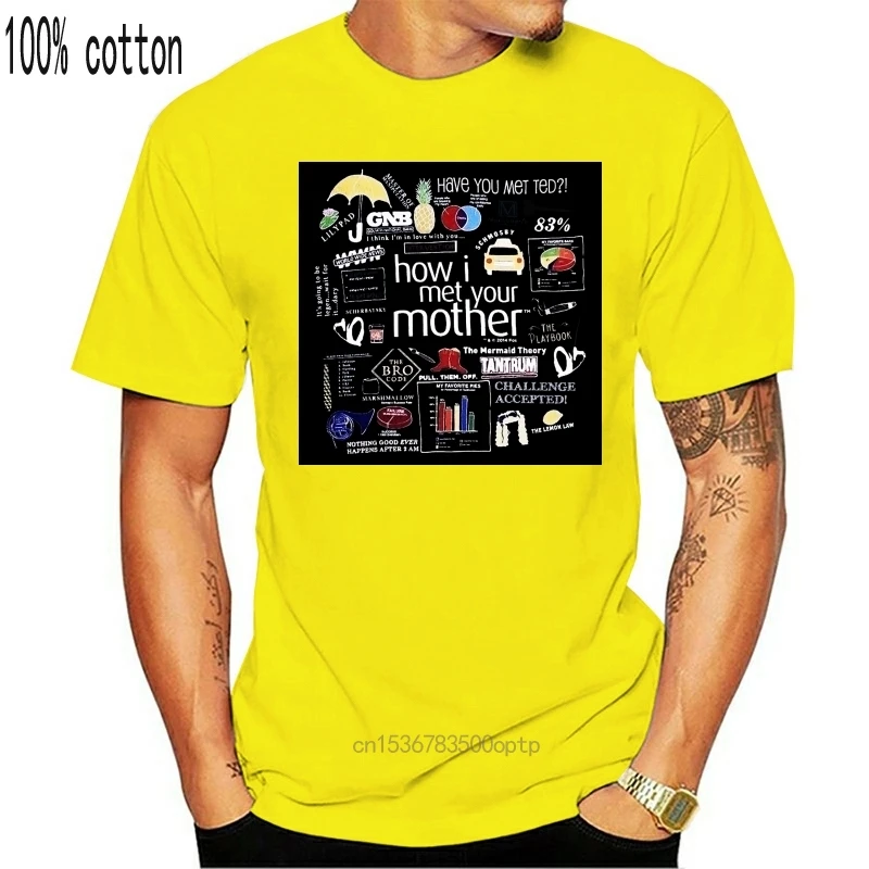 

Men T Shirt How I Met Your Mother Mashup Funny t-shirt Novelty Tshirt Women