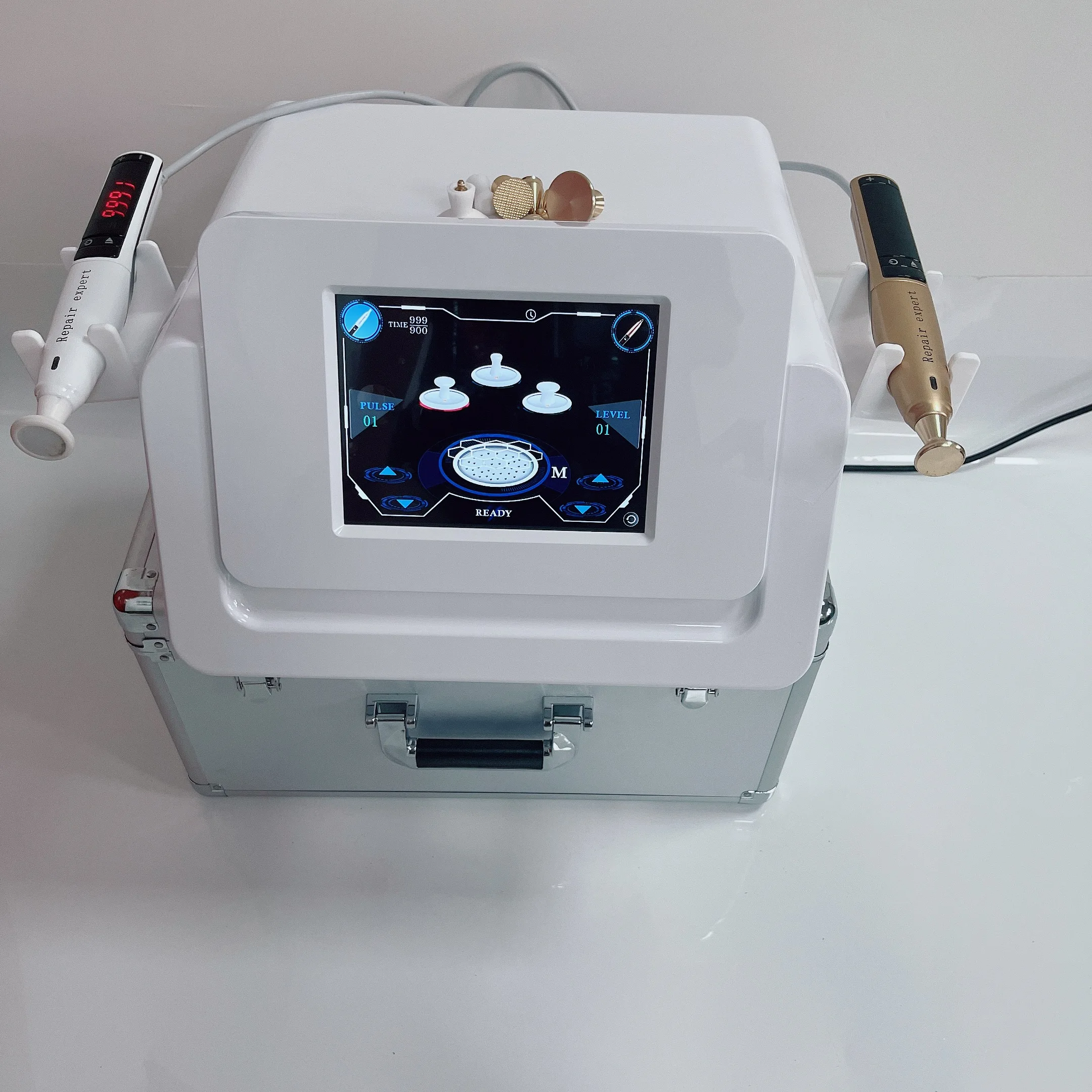 Новейшая технология 2 в 1 плазменный аппарат для ухода за кожей профессиональная