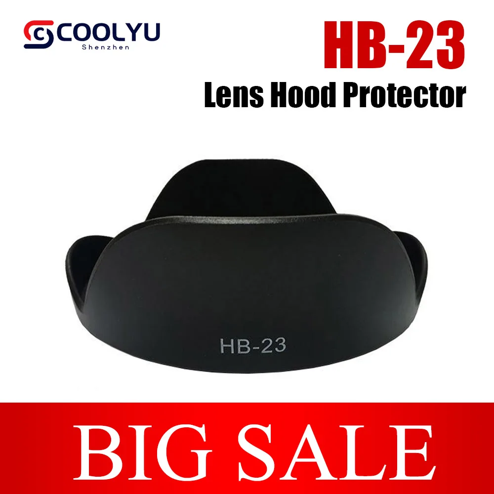 

HB-23 HB23 Bayonet Mount Lens Hood Protector Plastic Black for Nikon 17-35 18-35 16-35 10-24mm 77mm Camera Accessories