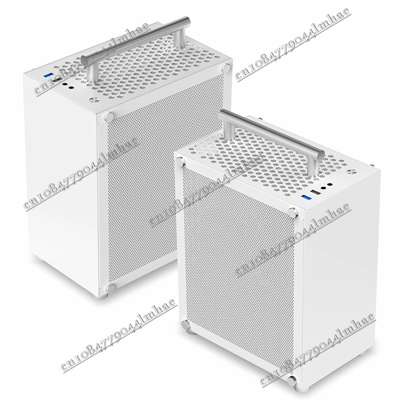 Шасси T40 Mini ITX блок питания розовый синий портативная настольная сторона