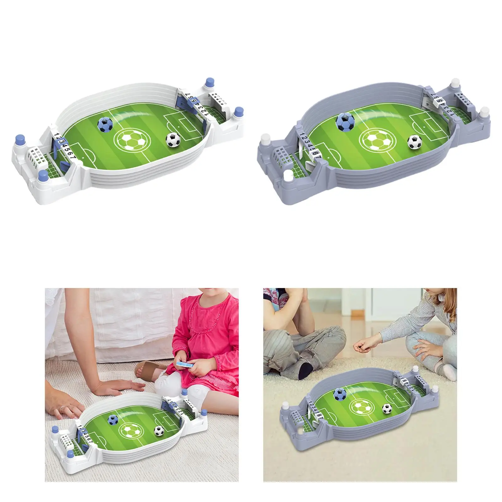 Table Soccer Tabletop Football Sport Game Toy Interactive Pinball Games Board for Family