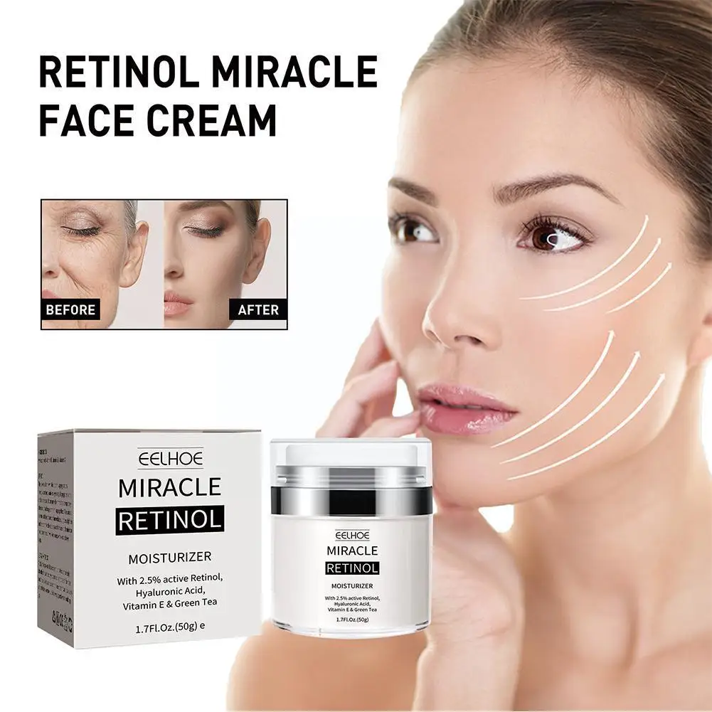 1PCS Moisturizer Retinol Facial Cream Pure Retinol For Face Hyaluronic Acid Antiaging Vitamin A Collagen Retin-a Cream hot E0B6