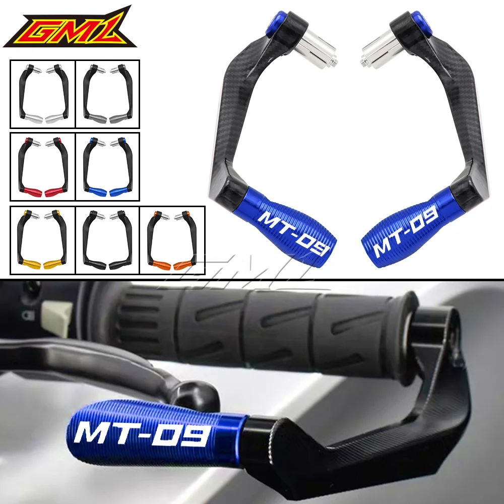 

For YAMAHA MT-09 MT09 MT 09 Motorcycle CNC Aluminum Handlebar Grips Guard Brake Clutch Levers Handle Bar Guard Protector