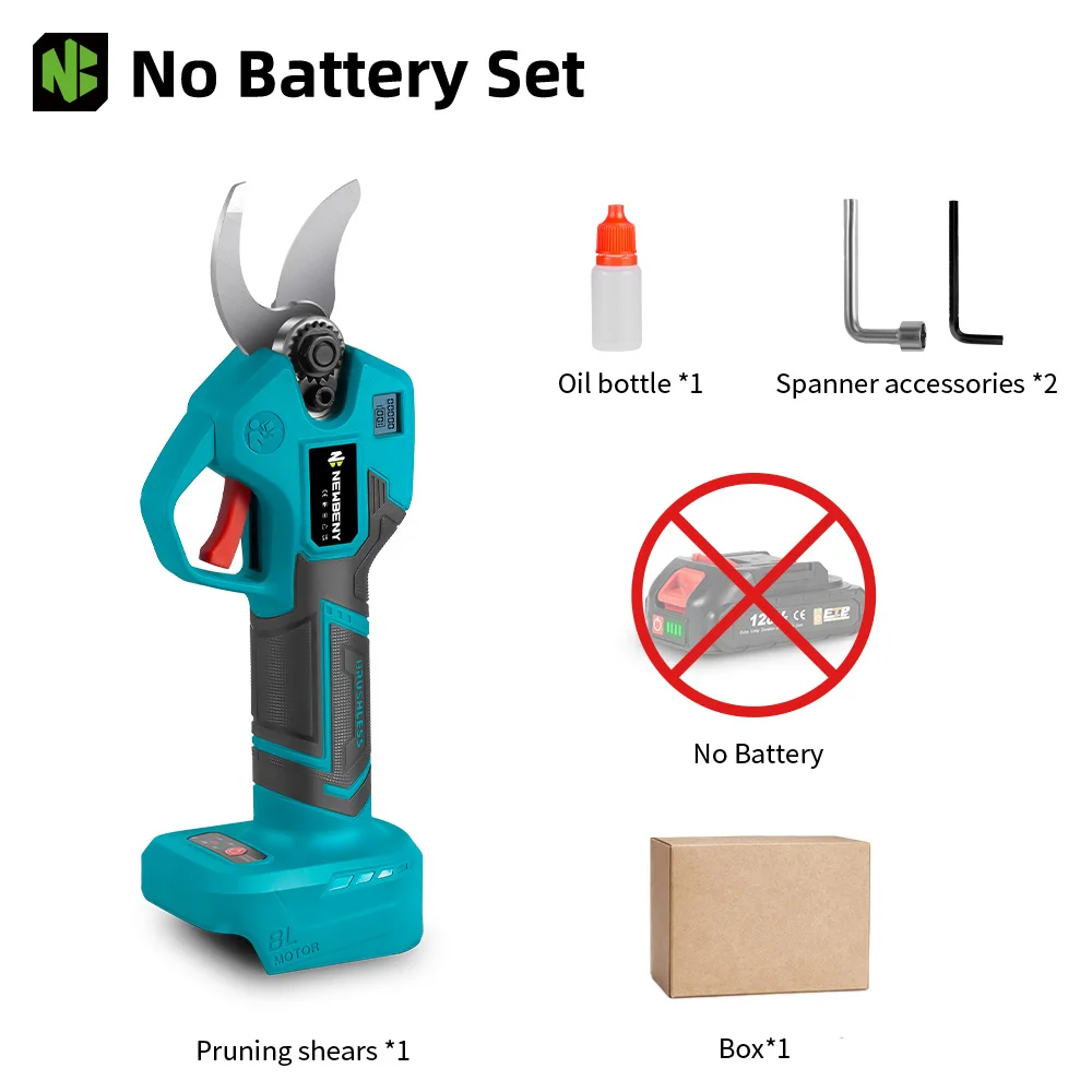 

NEWBENY Бесщеточный электрический секатор 30 мм 4 передачи