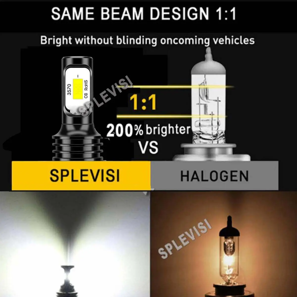 Рисунок 2 - светодиодные лампы для фар 6000K