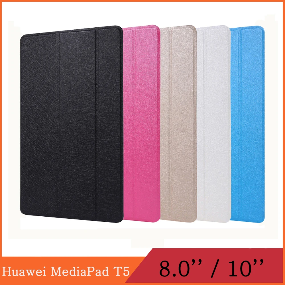 

Funda Huawei MediaPad T5 8.0 10 10.1 JDN2-W09 JDN2-AL00 AGS2-W09/W19/L03/L09 Tablet Case Flip Cover Trifold Stand Coque