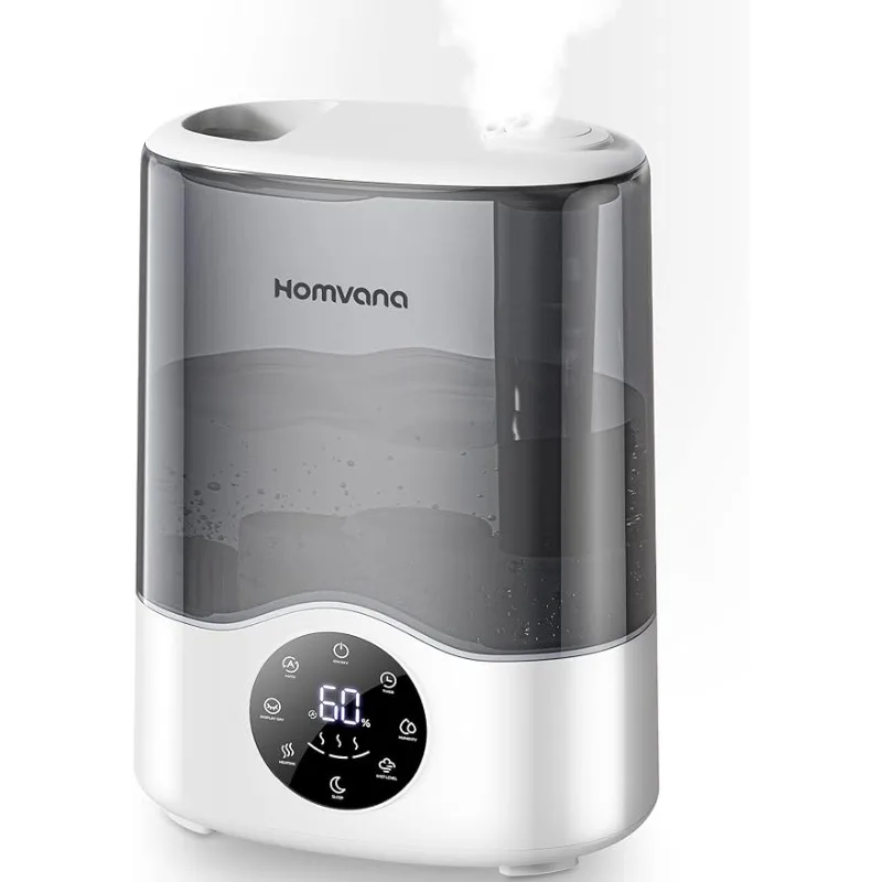 

Smart Humidifier Warm & Cool Mist 7L (807ft²), Top-Fill Humidifiers for Bedroom Auto Adapt Mist Quick Air Humidity