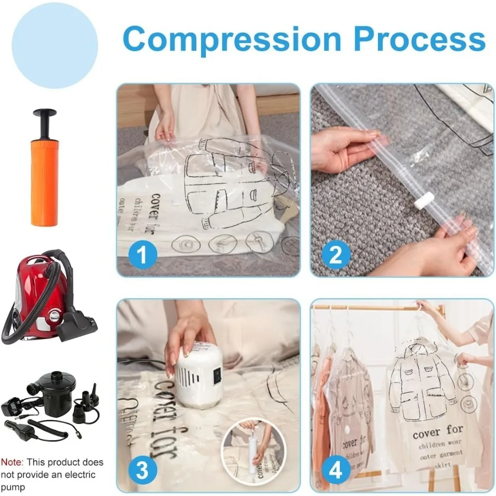Вакуумный мешок вакуумный для хранения 130x100 см пылесос одежды куртка