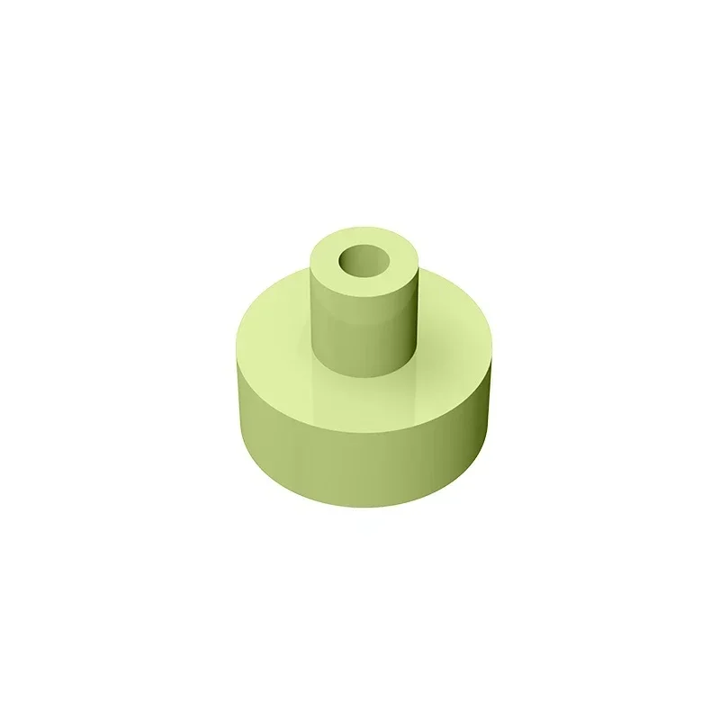 Фото Сборка плитки Gobricks GDS-1291, круглая 1 x 1 с планкой и держателем для штифта, совместимая с lego 20482 31561, детские DIY №3