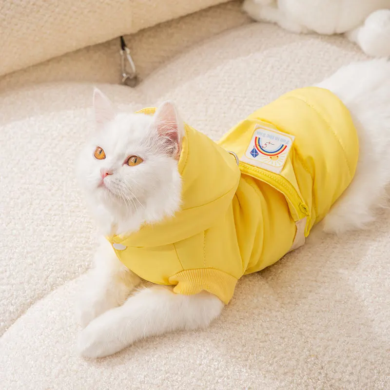 

Cat Clothes Winter Jacket Linen Casual Jacket Cat Costumes for Cats Crossbody Bag with Zip Kitten Sphynx Cats Clothes Vests
