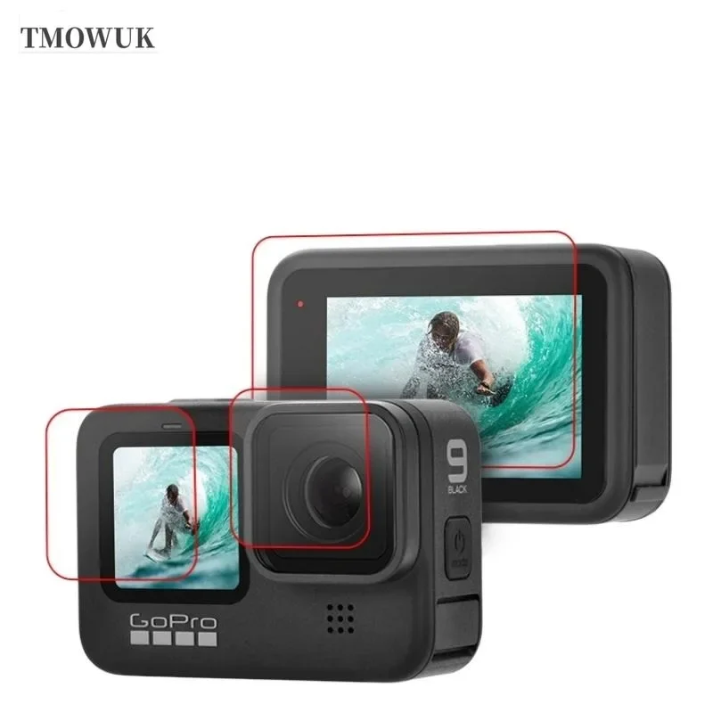 Защитная пленка Privacy Elite для GoPro Hero12 11 10 9 - закаленное стекло 9H, защита от пожелтения, полное покрытие (передняязадняя панель) с антибликовым покрытием (art.: 3920dc22085d2) - 3920dc22085d2