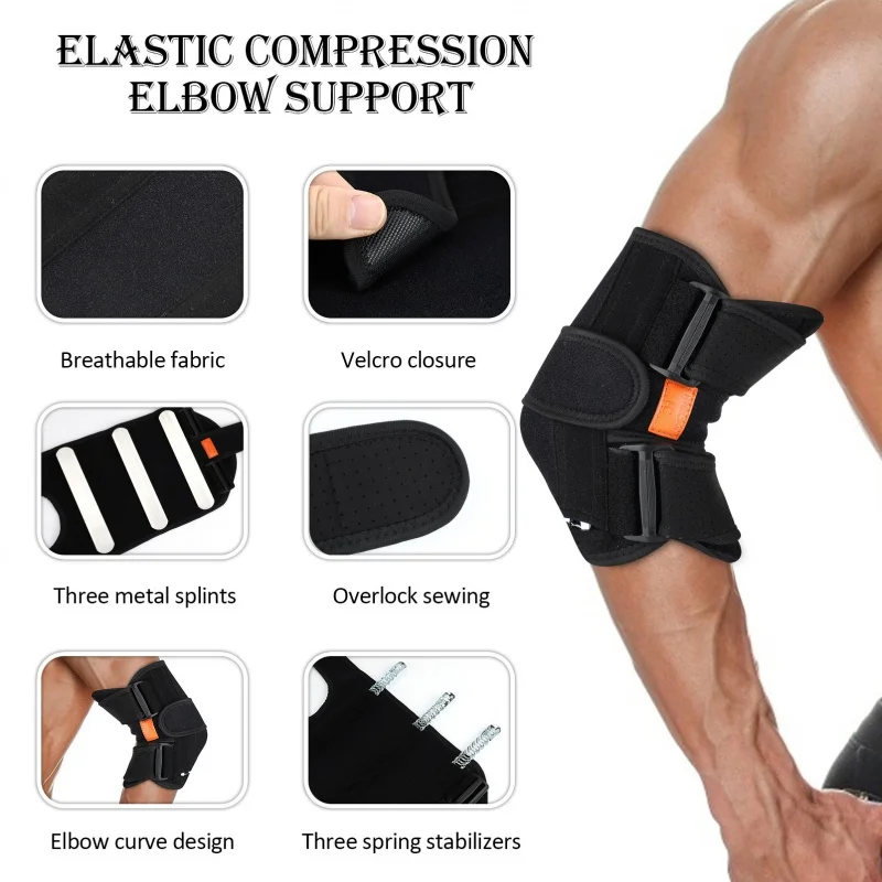 

Cross-Border Elbow Support Fixing Band Aluminum Strip Support Protective Gear Arm Sprain Splint Fixation Elbow Joint Fixing Band
