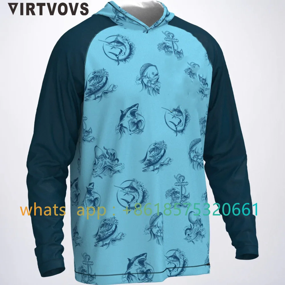 

Fishing Shirts Summer Fishing Clothing Long Sleeve Fishing Breathable Fishing T-shirt UV Protection 50 Men's Fishing Wear 2023