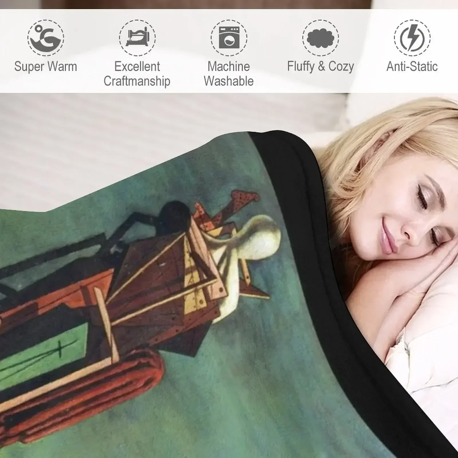 Одеяло Giorgio De Chirico идеи подарков на день Святого Валентина декоративные пледы для