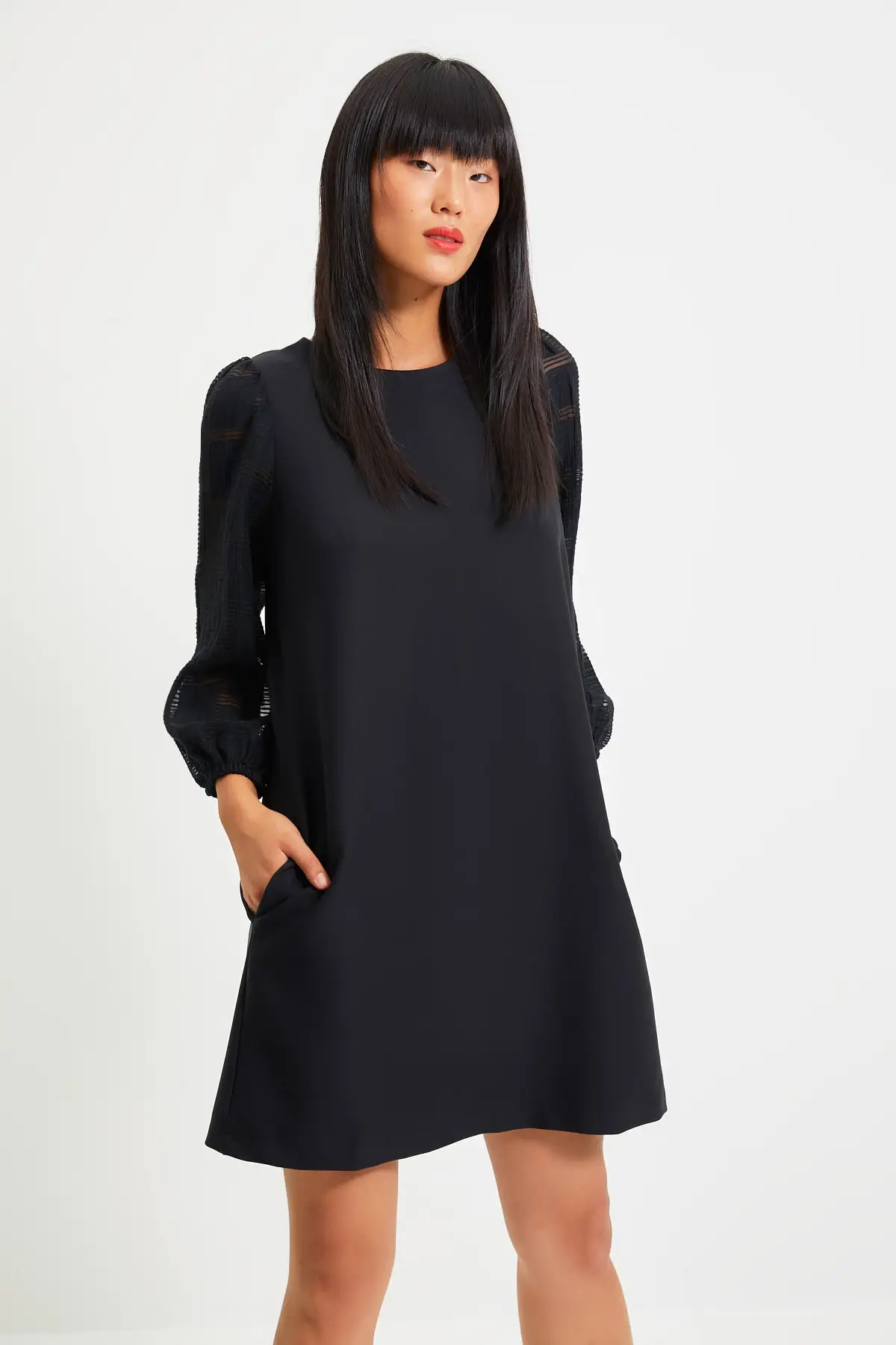 

Trendyol Wide Cut Sleeve Detail Dress TWOAW22EL0124
