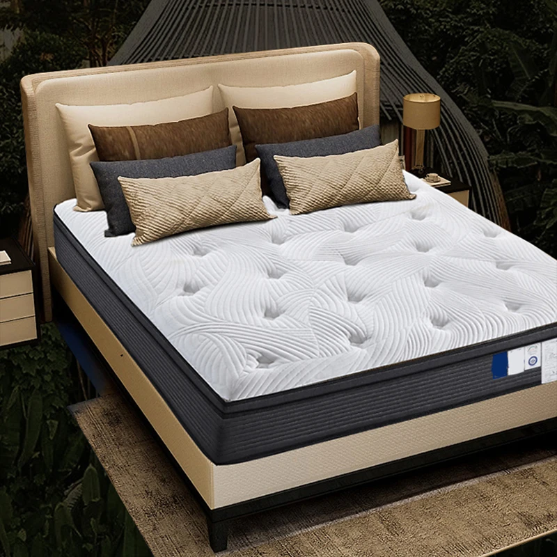 

10 Inch Mattress 120x200 Full Size For Sale Responsive Memory Foam Hybrid Innerspring Mattress