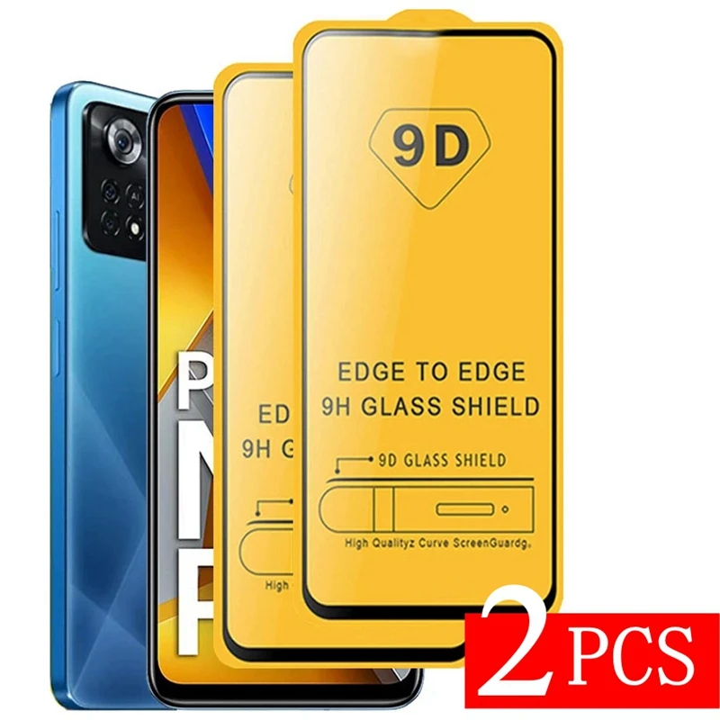 

Закаленное стекло 9D для Xiaomi Mi Poco M4 X4 Pro 5G X3 NFC, 2 шт., защита экрана на Xiomi Poco X3pro X4pro M4pro, защитное стекло
