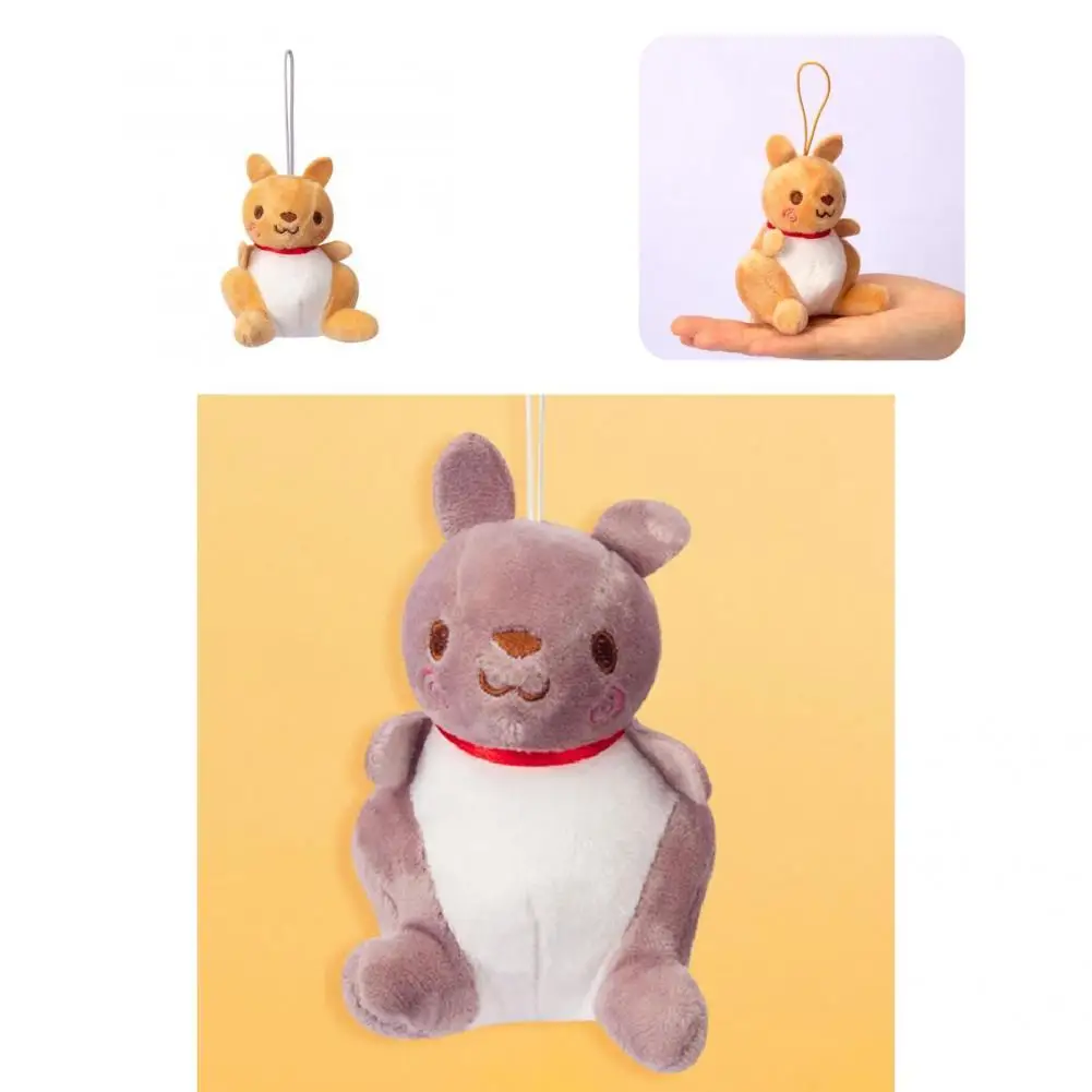

PP Cotton Useful Kangaroo Animal Toy Pendant Lightweight Doll Pendant Wide Application Girlfriends Gift