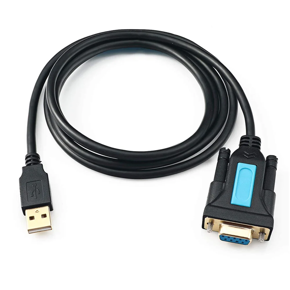 

Адаптер USB-RS232 с чипом PL2303, переходник с USB 8/10 «папа» на гнездо RS232 для Mac OS, Linux/Windows XP/Vista/7/, 2 м