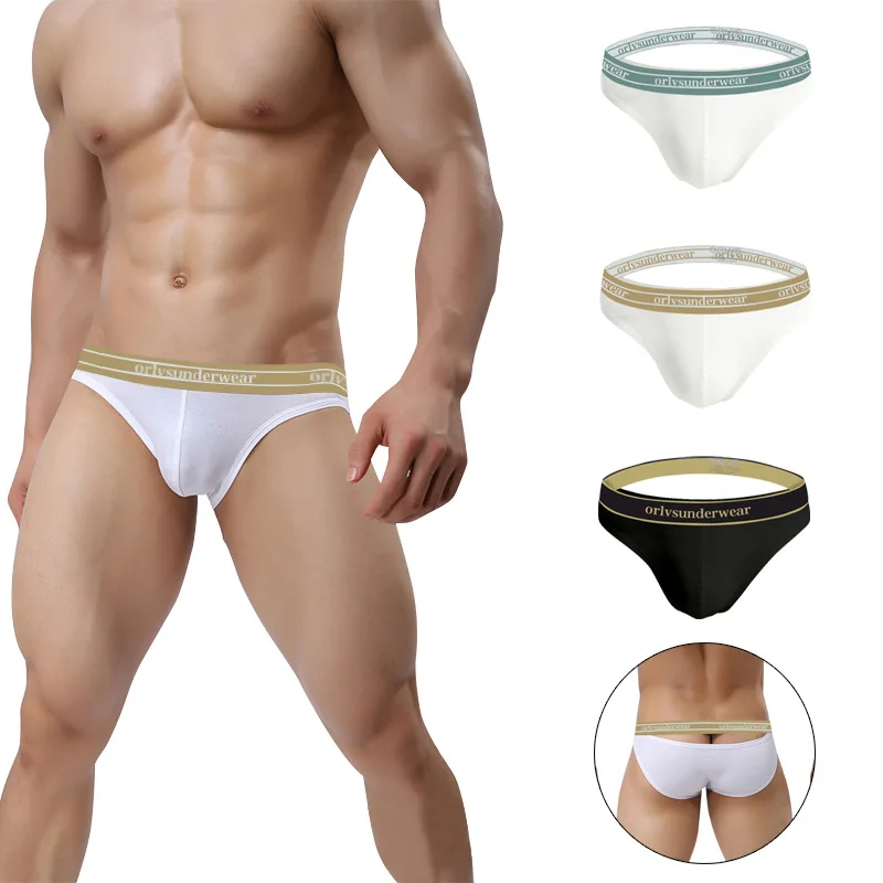 

Boys European And American Men's Sexy Panties With Thin And Breathable Briefs Cotton