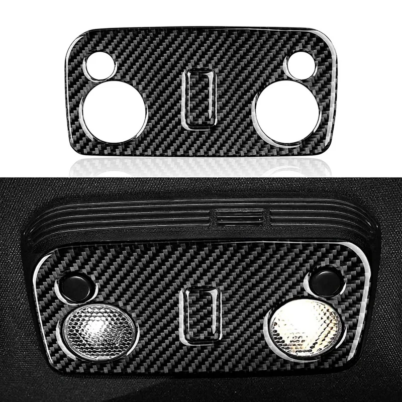 

Carbon Fiber Reading Light Control Panel Trim Reading Light Control Panel Stickers For 2005 2006 2007 2008 2009