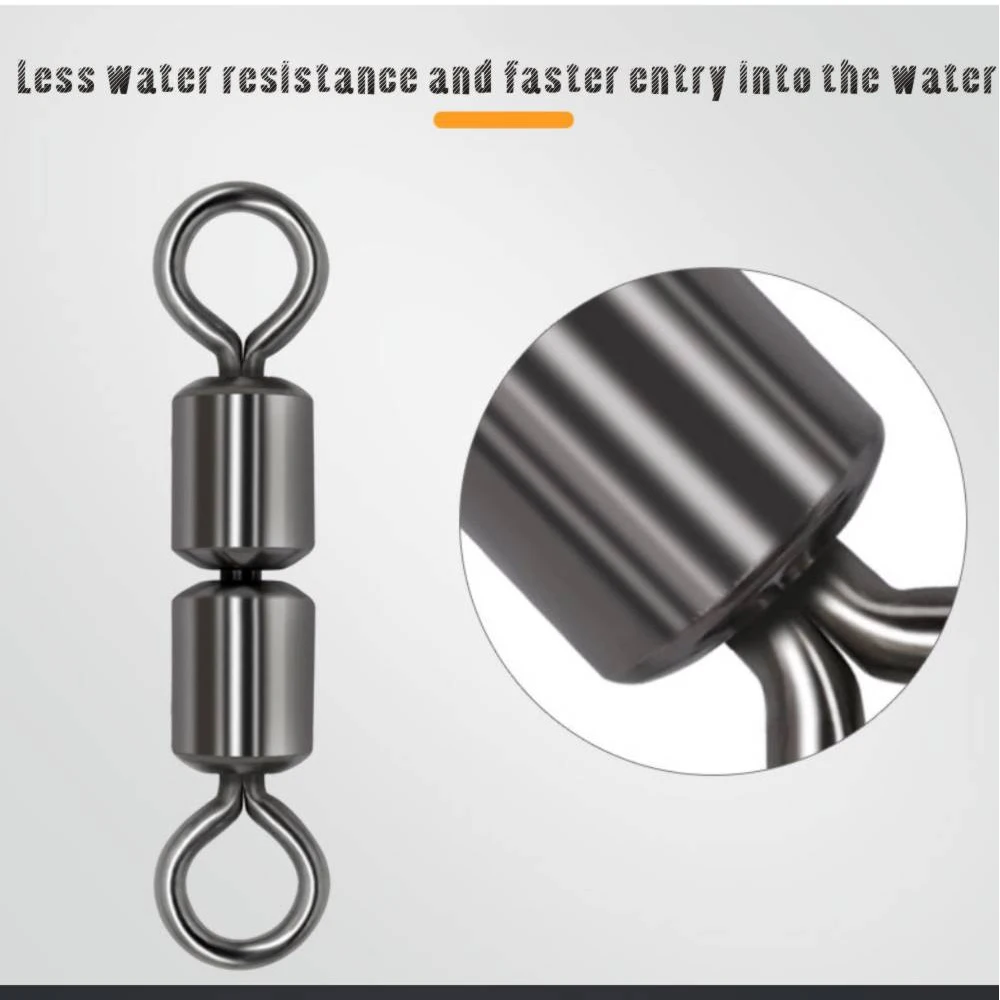 50 шт. рыболовные Вертлюги ORJD Из Нержавеющей Стали |