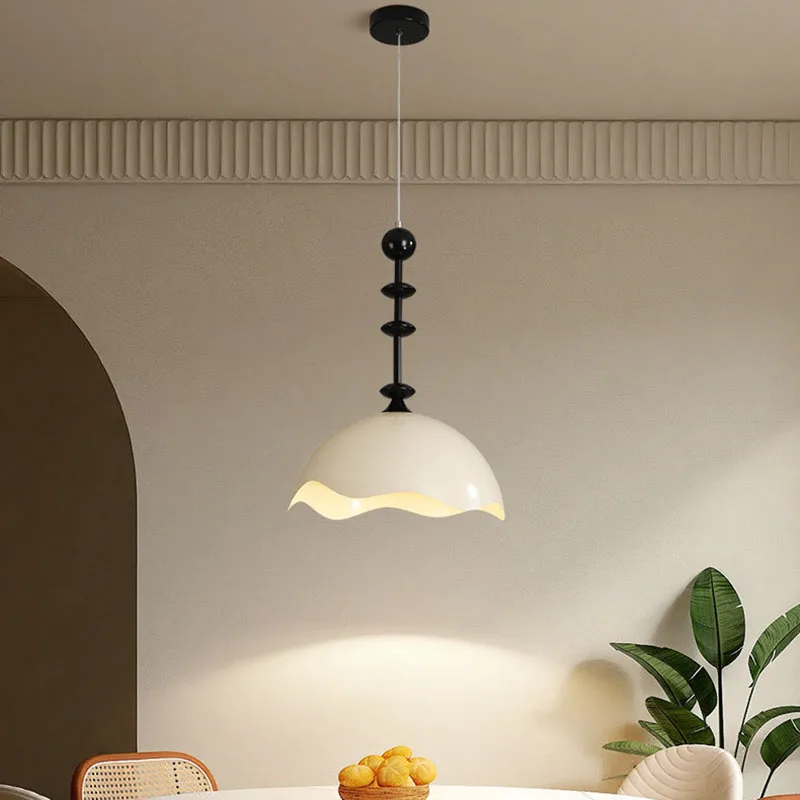 Белая металлическая люстра с абажуром 35/45 см E27 лампочка для столовой бара