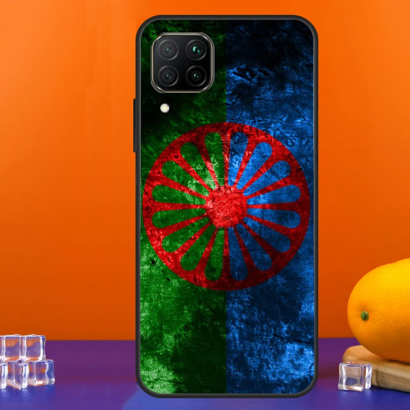Фото Чехол Gypsy Romani Roma Flag для Huawei Nova 12s 12i 11i 8i 9 10 SE Y91 Y90 Y60 Y70 Y72 Y61 P20 P40 Lite P30 P60 Pro №4