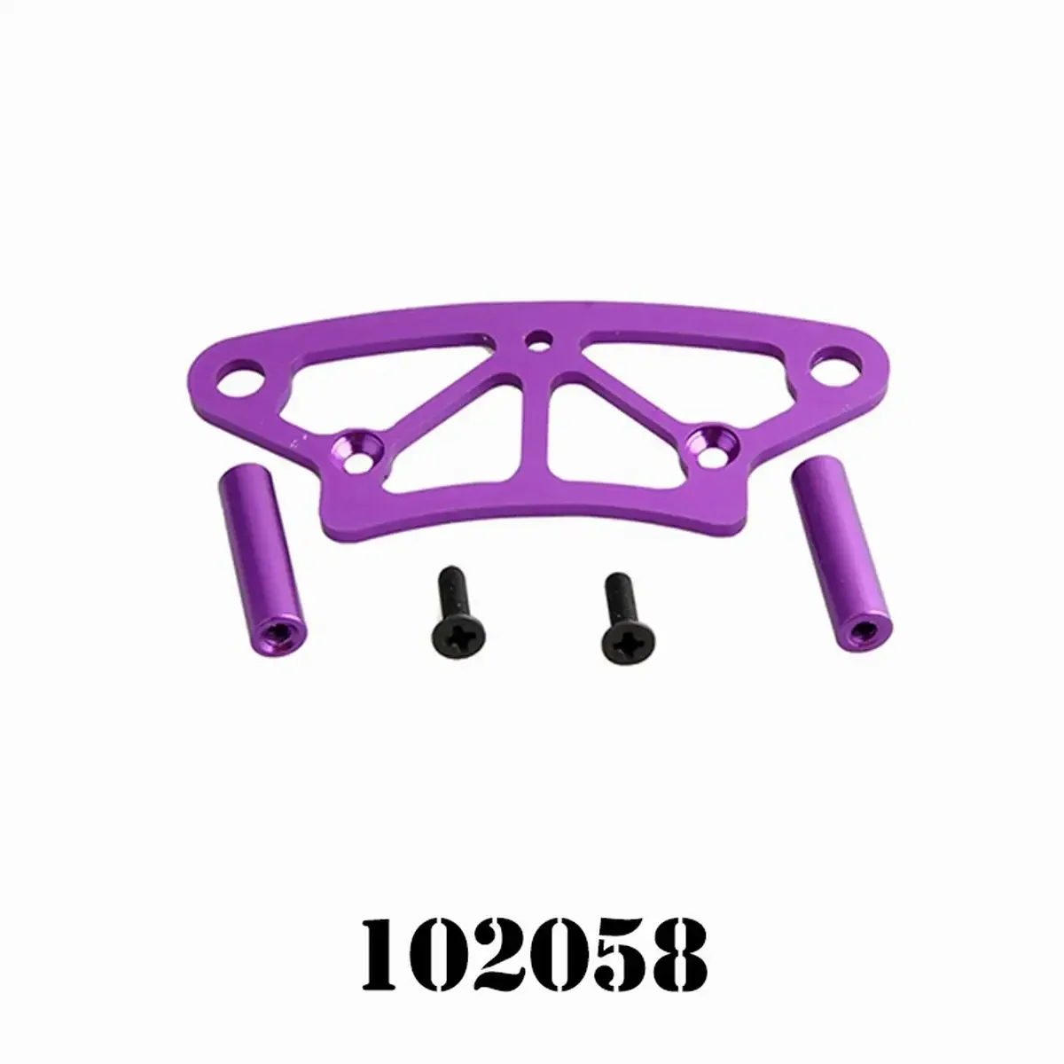 HSP 102058 122058 Алюминиевый металлический передний бампер Aolly 02009 1/10 обновленные