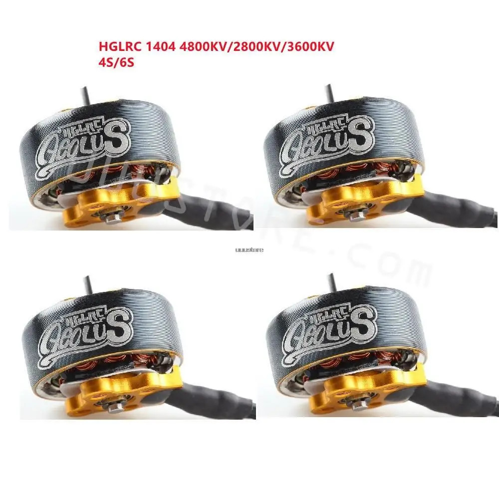 

4PCS HGLRC AEOLUS 1404 4800KV 4S 3600KV 6S Brushless Motor for RC FPV Racing Freestyle LR4 Micro Long Range Drones DIY Parts