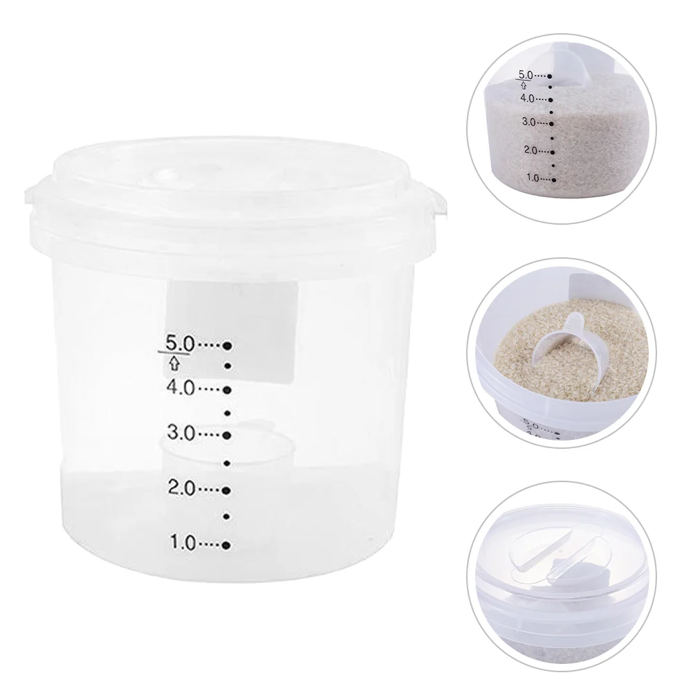 

Ice Cream Container Containers Storage Tubs Lids Bucket Clear Popcorn Buckets Pail