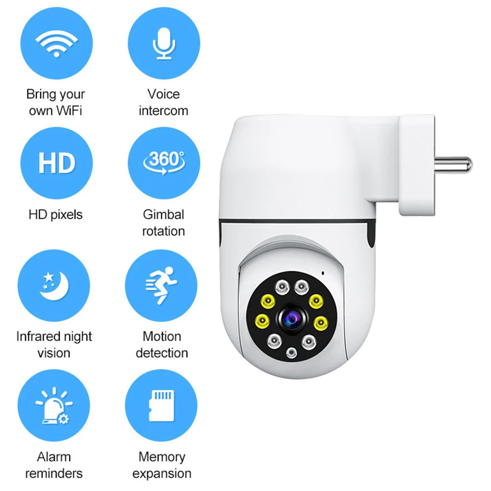 

Беспроводная IP-камера, 2 МП, 2,4 P, 1080 ГГц, Wi-Fi