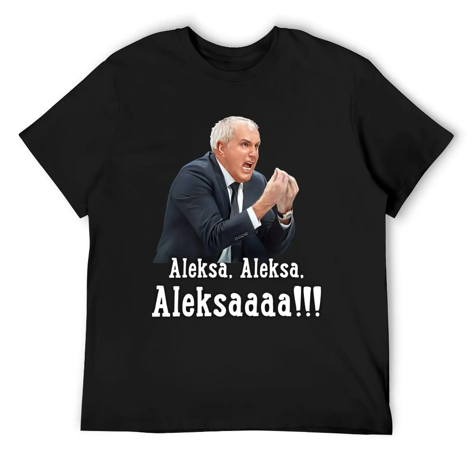 Футболка eljko obradovic ?oc хлопковые футболки с рисунком баскетбольные мужские рубашки
