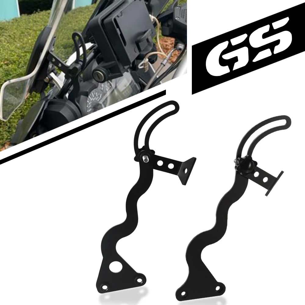 

2022 Additional Windshield Windscreen Reinforced Bracket Mount Stabilizer For BMW R1200GS Adv R1250GS Adventure GS LC 2013-2021