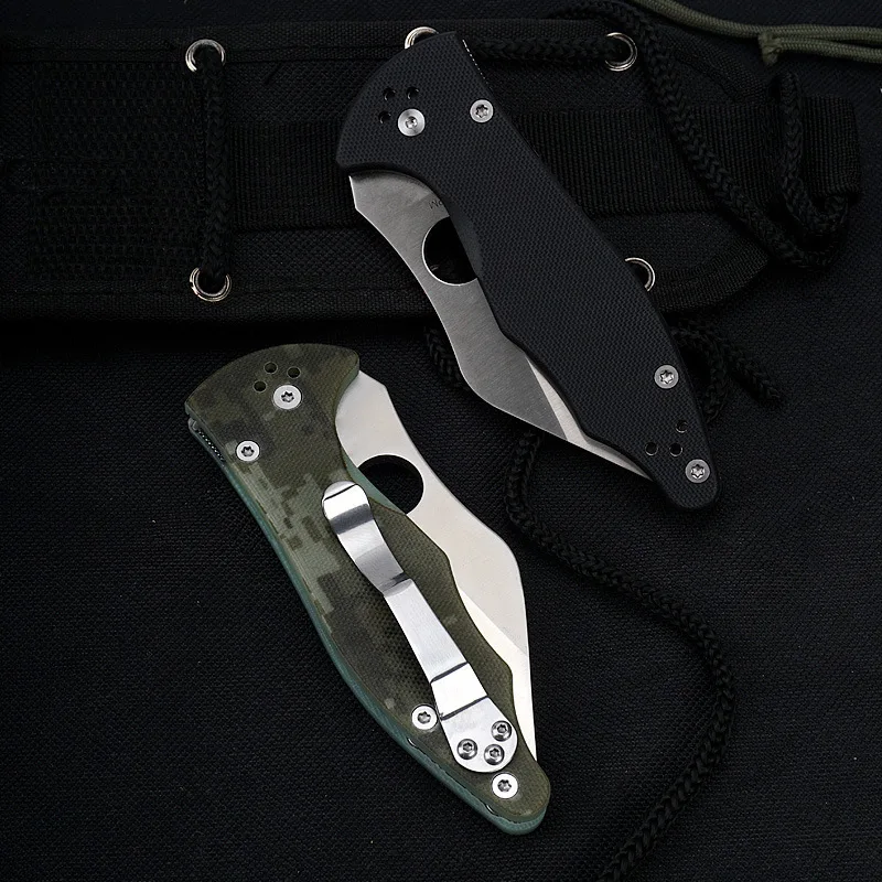 Высококачественный Тактический складной нож для кемпинга и защиты, портативный карманный Военный нож, рукоятка G10, спасательный инструмент... от AliExpress WW