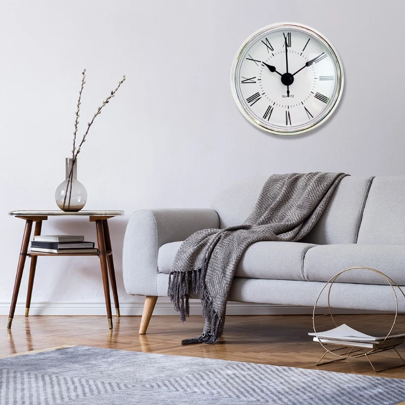 Вставка для кварцевых часов размером 2 8 дюйма/70 мм фиксированная резиновым