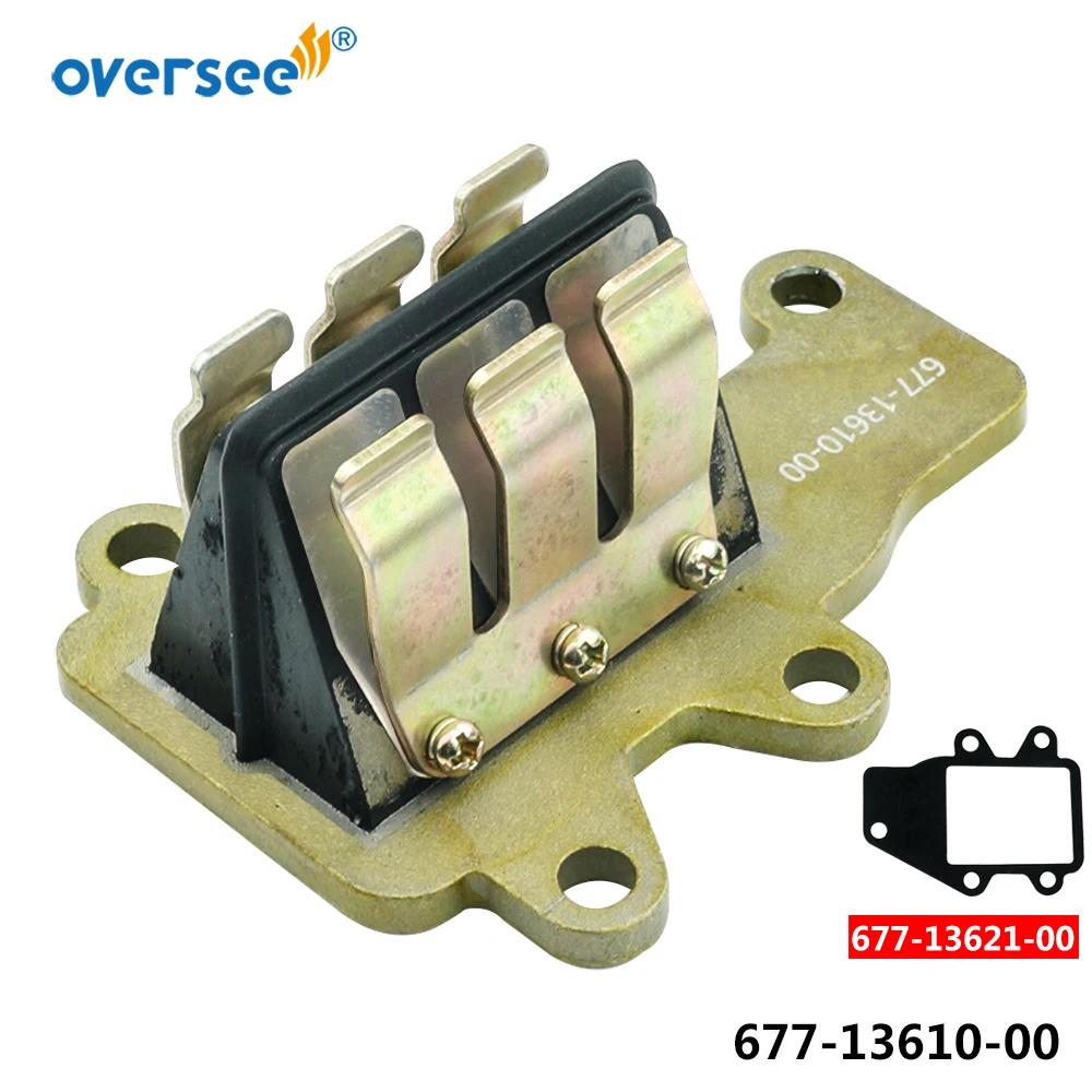 677-13610-00 REED VALVE ASSY for Yamaha 6HP 8HP Outboard Engine, 6B 8B Parsun Boat Motor Aftermarket Parts 677-13621