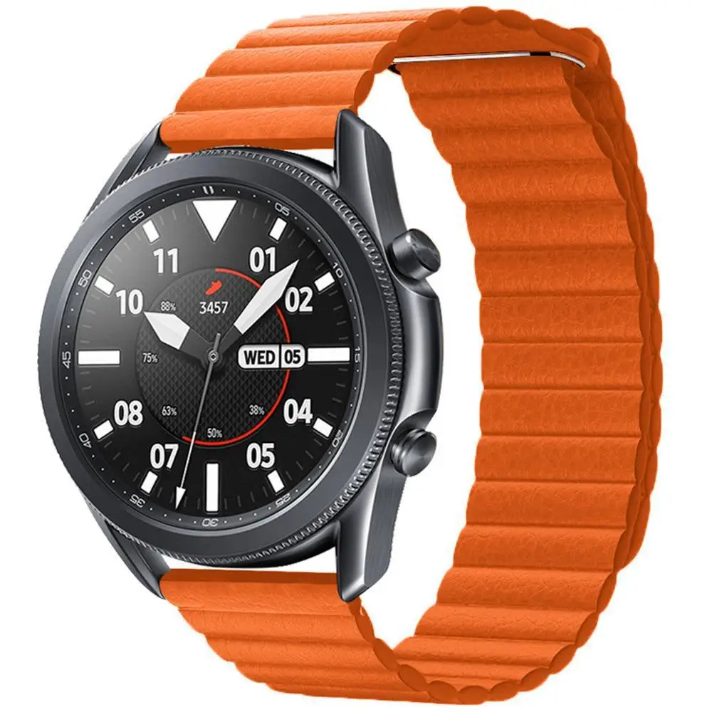 Magnetic leather Bracelet For Xiaomi Watch S2 S1 active Strap Watchband For Huawei Watch GT 3 GT2 pro GT 2e Correa Sport strap