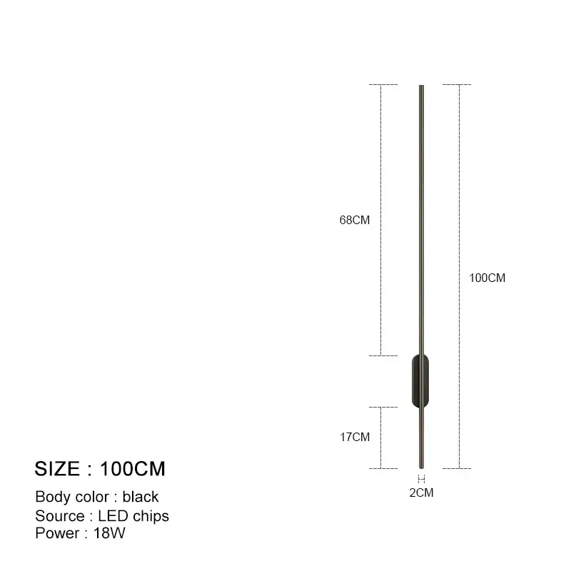 

OKUDO Настенные светильники LED черные