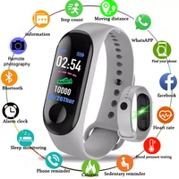 smart mens watch multicolor pedometer heart rate blood pressure monitor sports casual fashion bracelet wrist watch