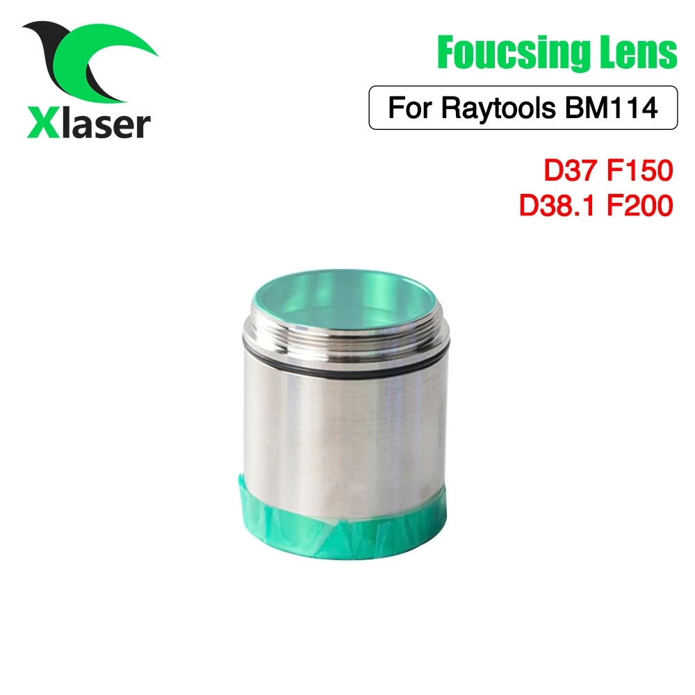 XLaser Raytools BM114 Коллиматорная и фокусирующая линза D37 F100 150 D38.1 F200 для 114S Волоконная