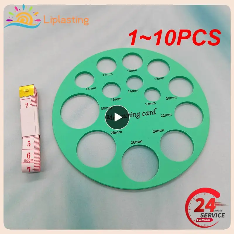 

1~10PCS Breast Pump Nipple Silicone Ruler 12Size Nipple Diameter Breastpump Flange Circle Sizing Ruler Measuring Card Sizing