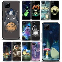 cute totoro ghibli miyazaki anime for realme c1 c2 c21y c25 c12 case soft cover phone cases for oppo realme gt 5g gt2 neo2 coque