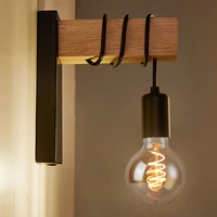 modern minimalist indoor wall light wood wall lamp e27 lamp home sconce lights lighting outdoor decor stair light wall lights